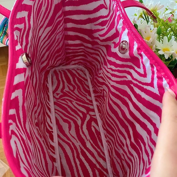 Hot pink tote bag - Picture 2 of 2